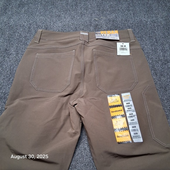 NWT Ariat Womens Rebar Perfect Rise Straight Leg Dritek Softshell Pants Size 30 - Picture 4 of 13